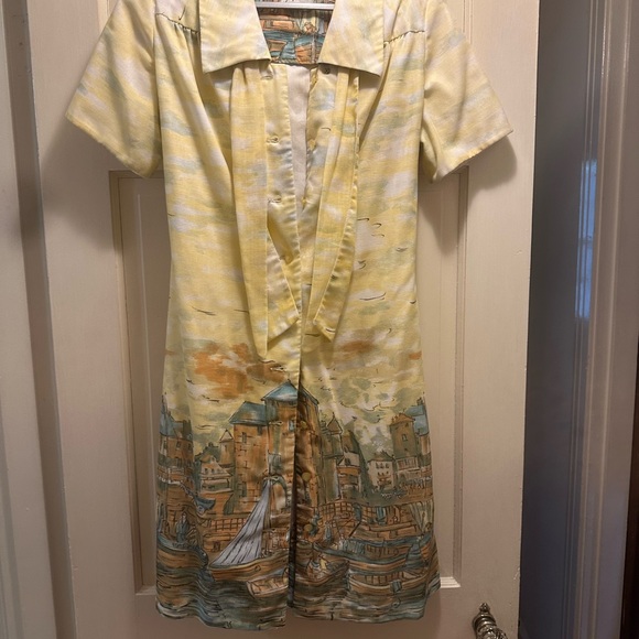 Vintage A Mendel Short Sleeve Dress - Picture 5 of 7